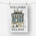 Custom printed tea towel