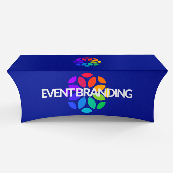 Branded Stretch Printed Tablecloth